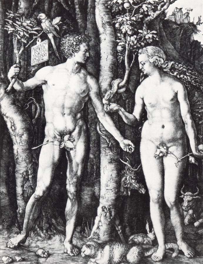 Albrecht Durer Adam and Eve